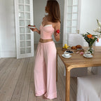 Patchwork Suspender Pajamas Lingerie