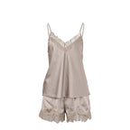 Satin Lace Pajama Set