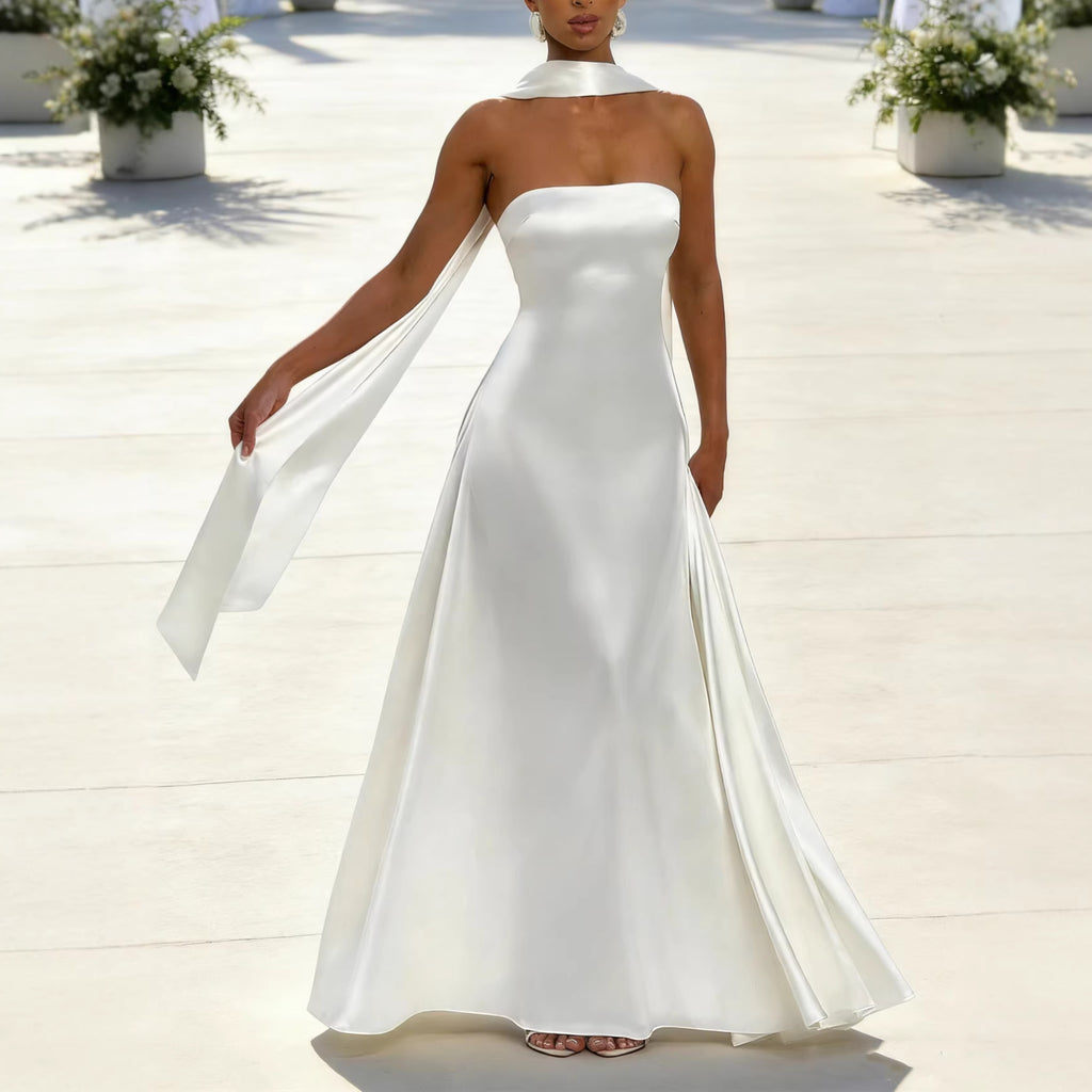 Women's Backless Formal Dress