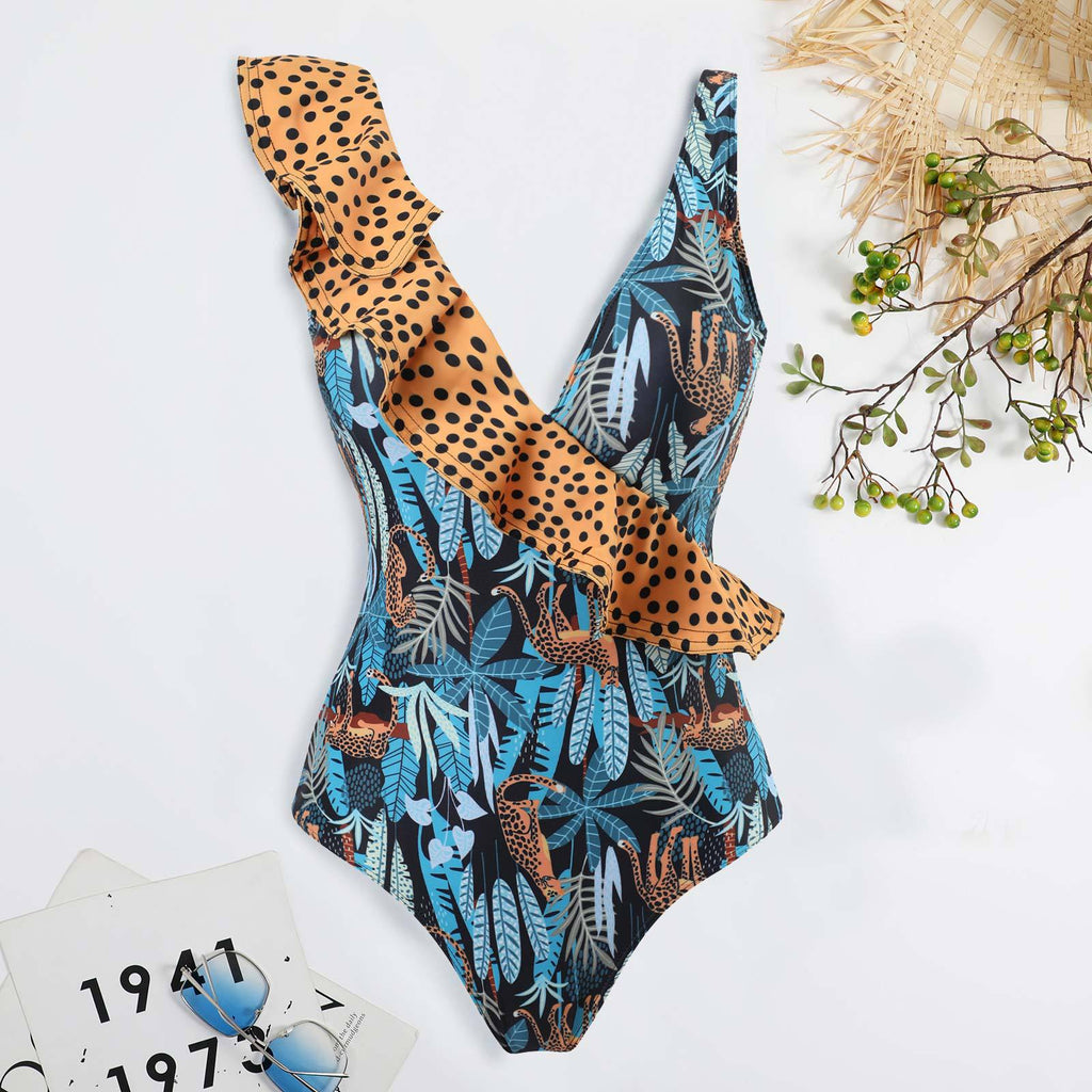 Leopard One-piece Swimwear