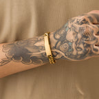 Gold Plated Letter Bracelet