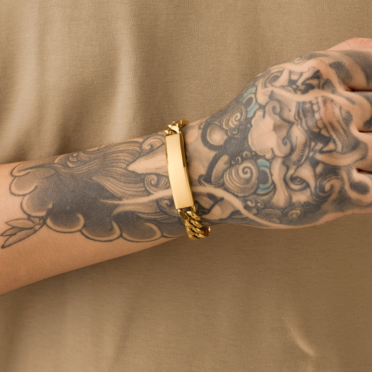 Gold Plated Letter Bracelet