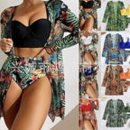 Mesh Three Bikini Swimwear