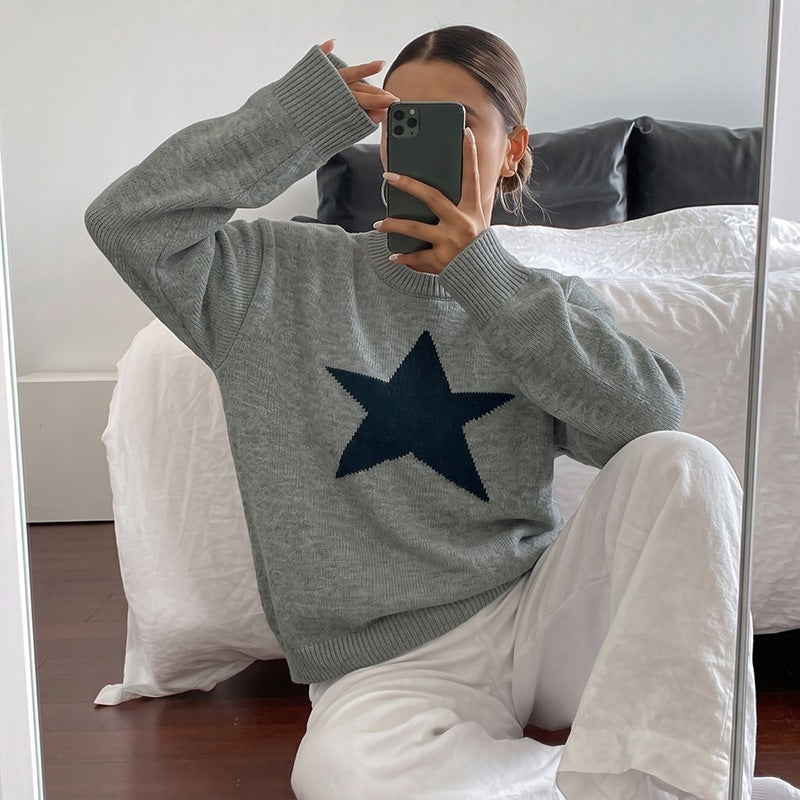 Women's Star Knit Sweater
