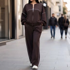 Women's Drop-Shoulder Casual Two-Piece Set