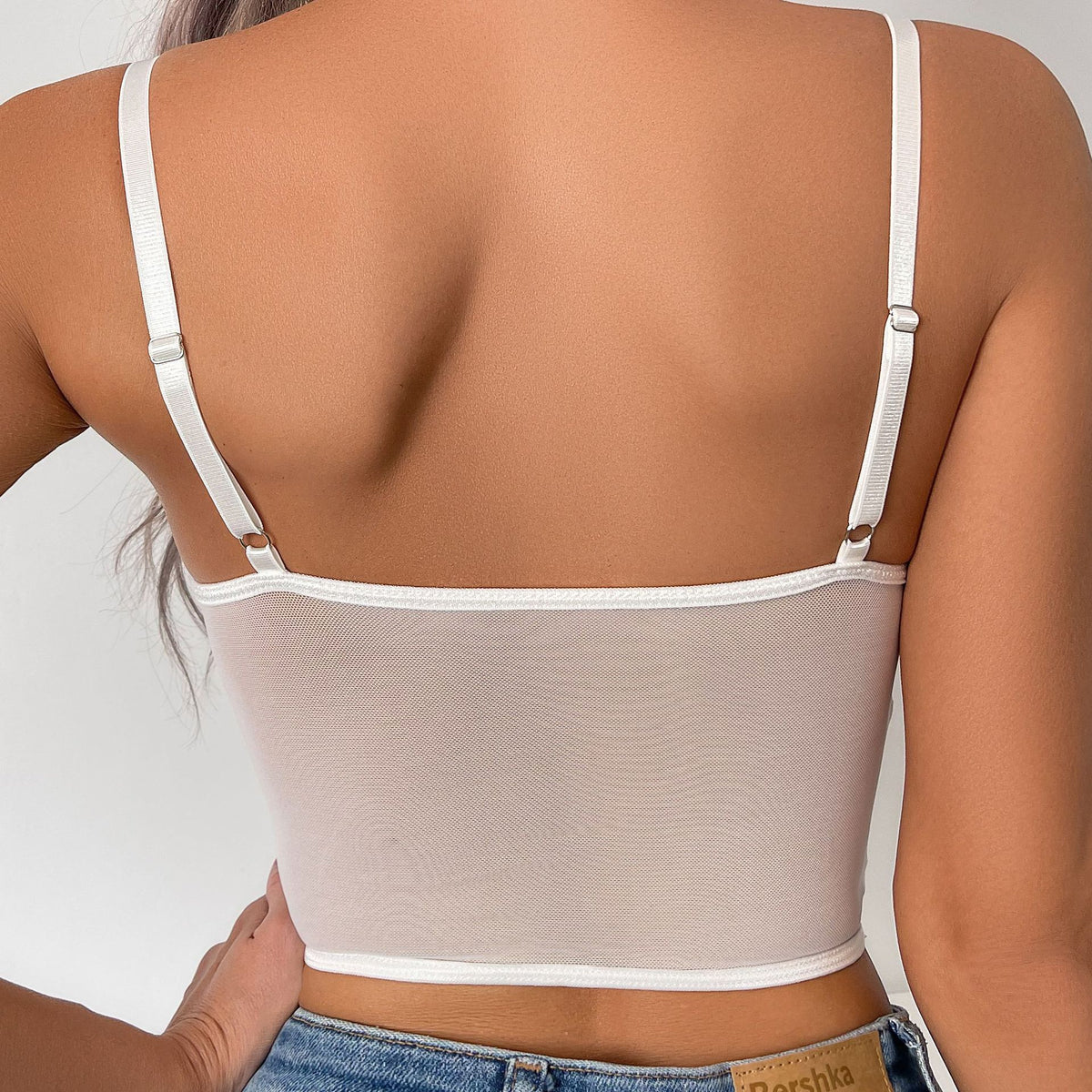 's Lace Thin Cup Vest Underwear Lingerie
