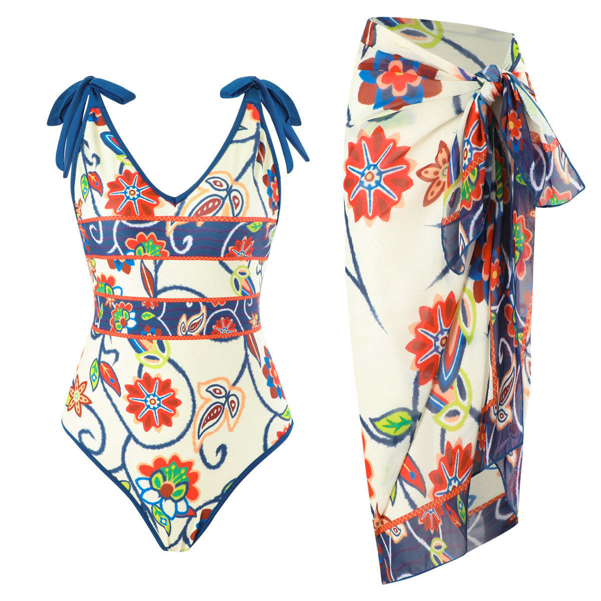 French Two One-piece Swimwear