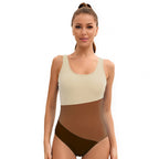 Dark Coffee Brown Beige