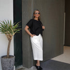 Women Solid Color Elegant Linen Irregular Asymmetric Diagonal Buckle Vest