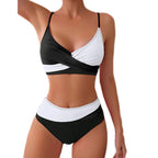 Color Matching Bikini Swimwear