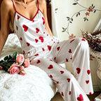 White Background Red Love