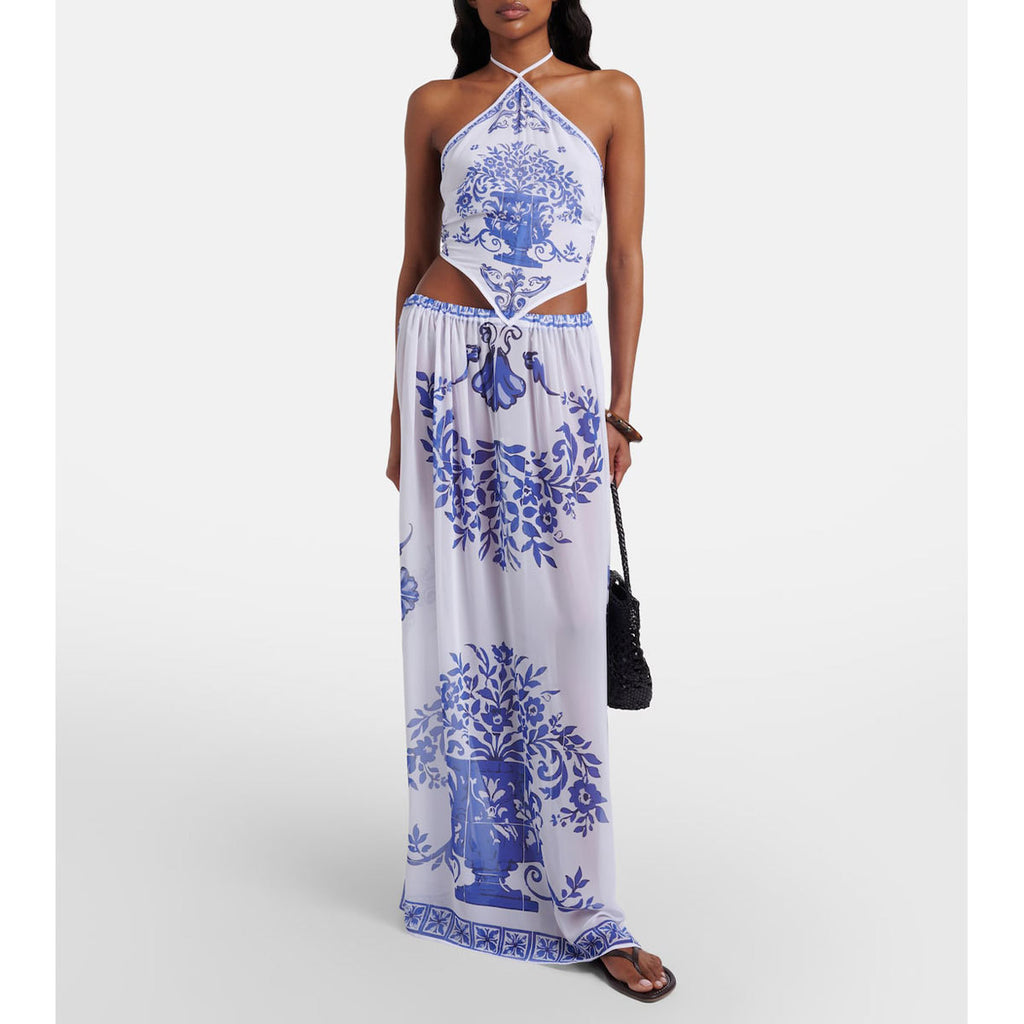 Women's Halter Maxi Beach Dress