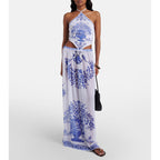 Women's Halter Maxi Beach Dress