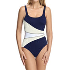 Stitching One-piece Swimwear