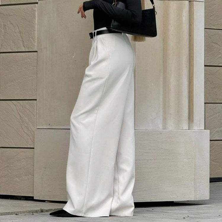 High-Waist Wide-Leg Pants