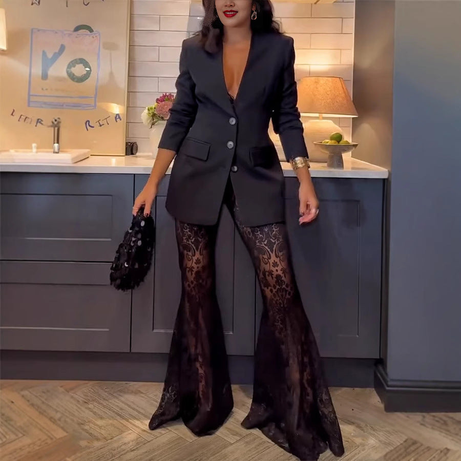 Women's Lace Two-Piece Set