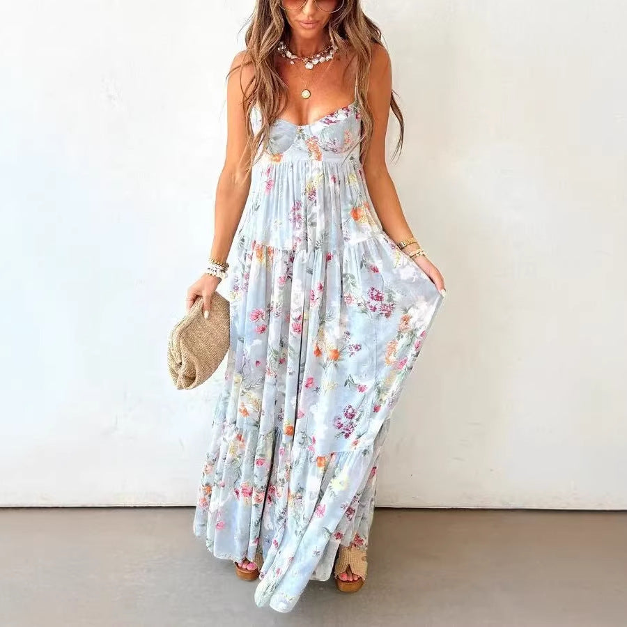 Women's Sling Floral Dress