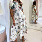 Women's Cotton Short Sleeve Dress