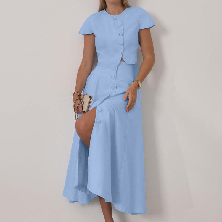 Cotton Office Pencil Skirt