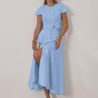 Cotton Office Pencil Skirt
