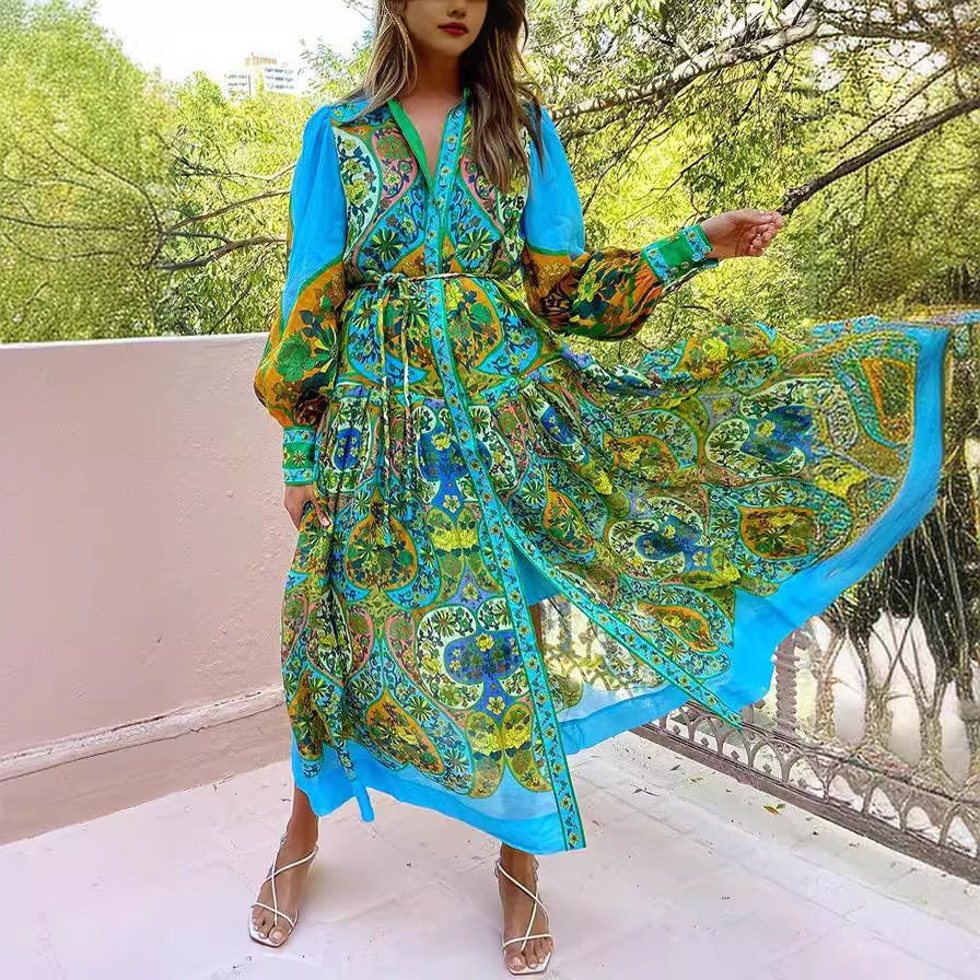 Women's Lace Long Sleeve Dress
