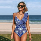 Shoulder One-piece Swimwear
