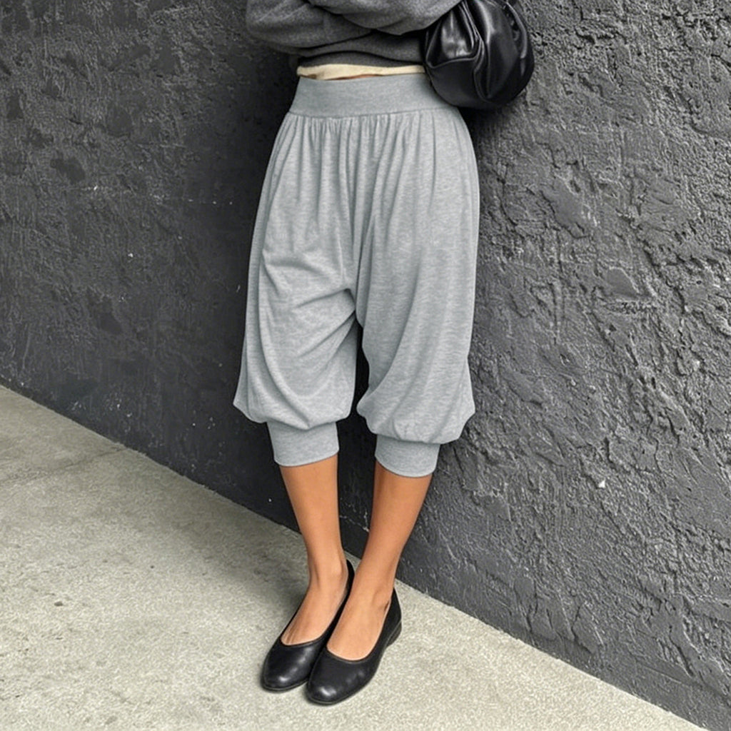 Women's High-Waist Cropped Pants