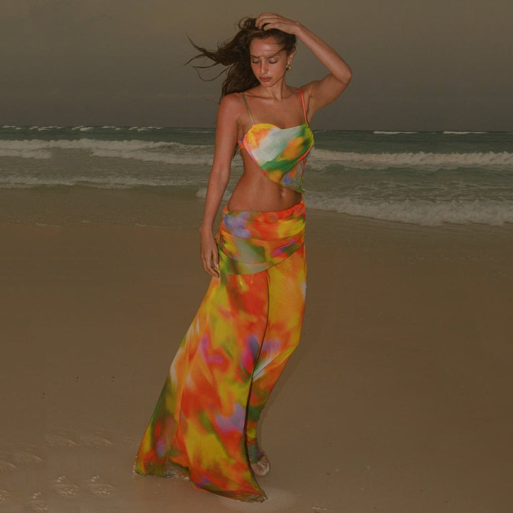 Printed Beach Bikini Swimwear