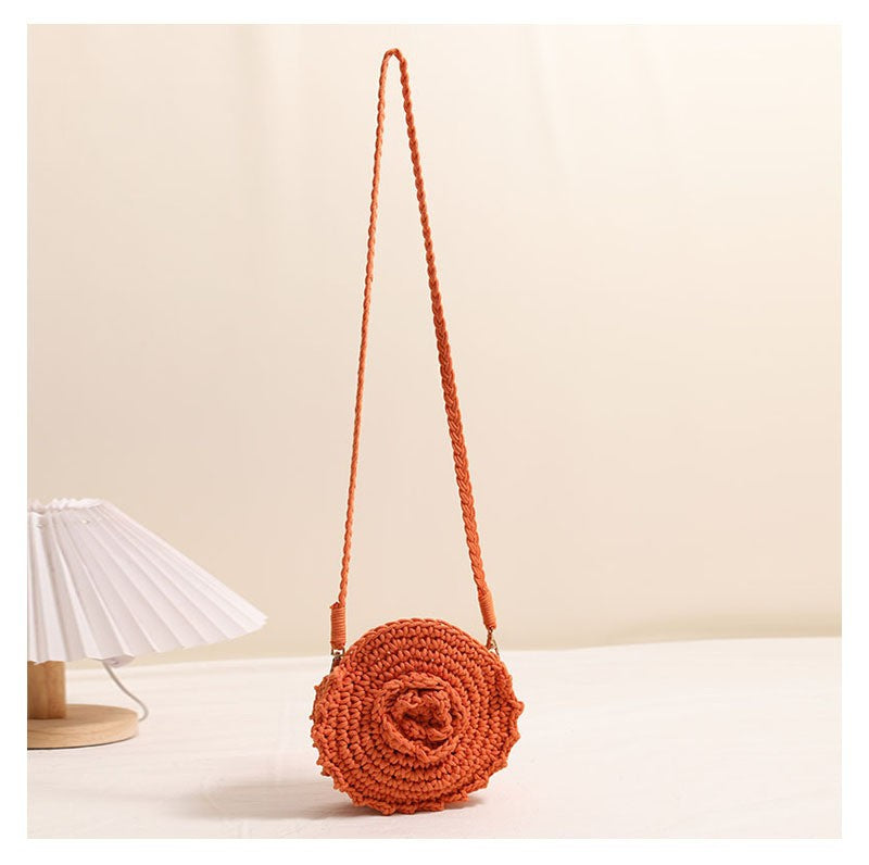 Color round Flower Orange