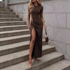 Women's Twisted Cutout Bodycon Maxi Dress