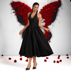 Women's Halter Midi Dress