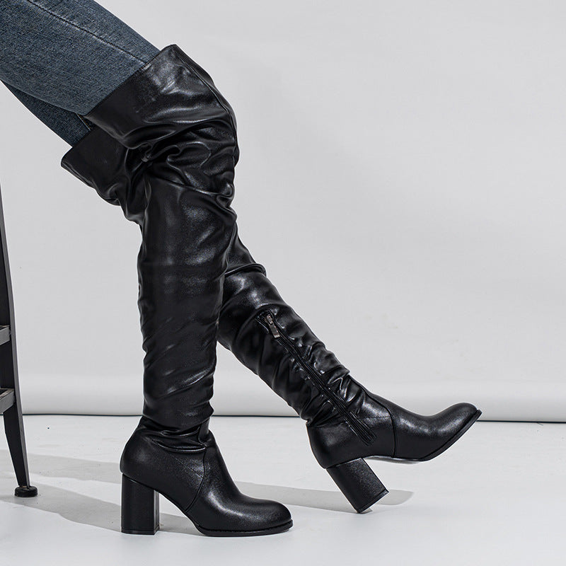 Women's Thigh-High Stiletto Boots