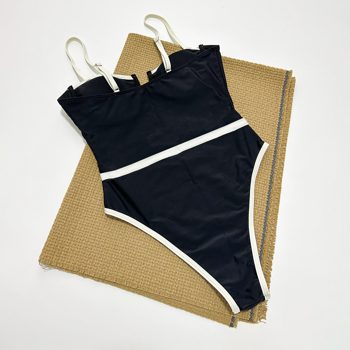 Stitching One-piece Swimwear