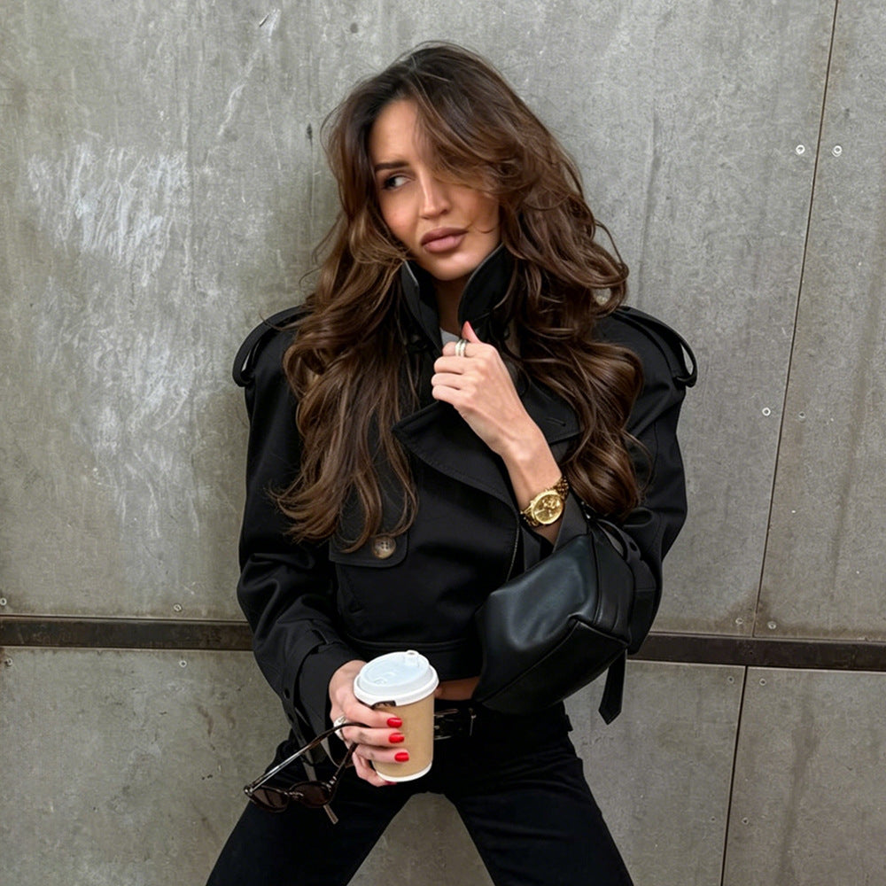 Women's Short Trench Coat