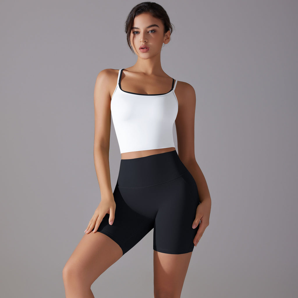 White Top and Black Pants