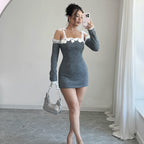 Women's Lace Knit Dress