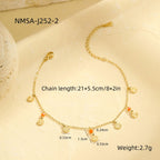 Orange Anklet