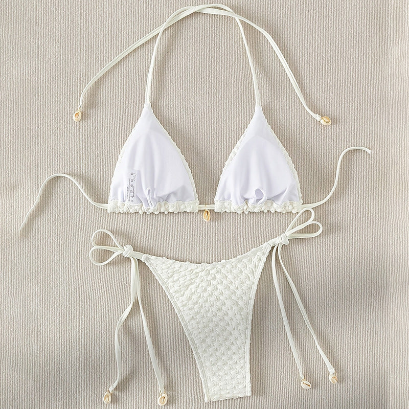 Lace Split Bikini Swimwear