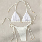 Lace Split Bikini Swimwear
