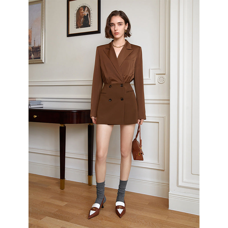 Women's Office V Neck Shirt Dress
