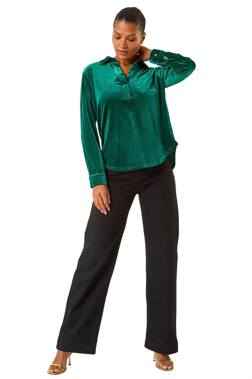 blackish green