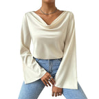 Elegant Textured Long Sleeve Top