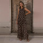 Women's Polka Dot Sleeveless Dress