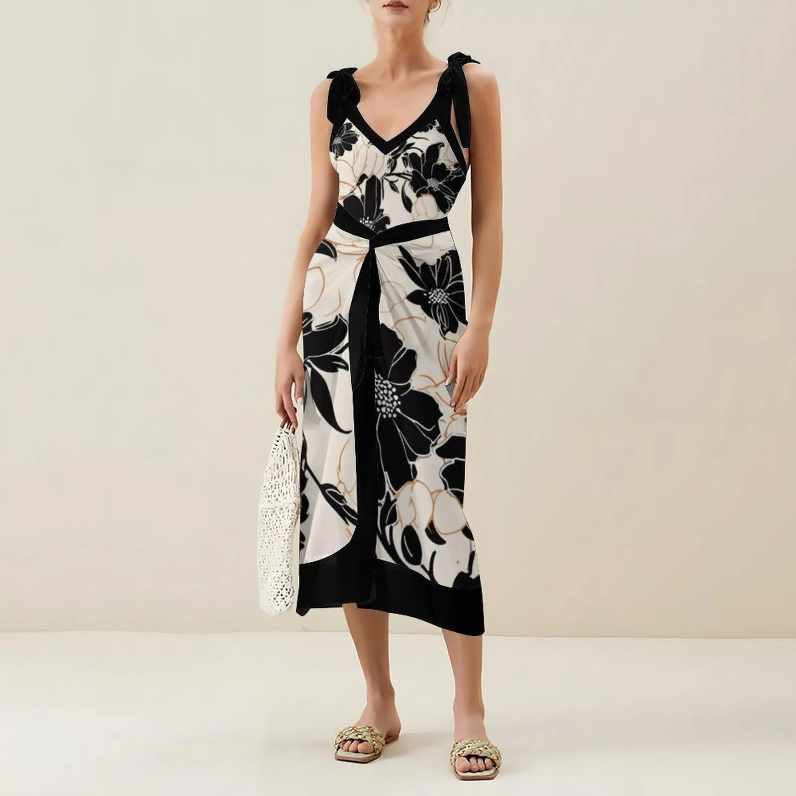 Two Gauze One-piece Swimwear
