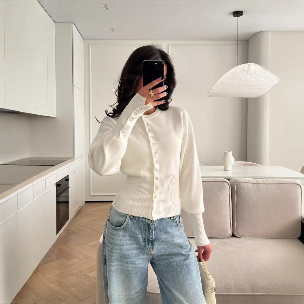 Women Clothing Idle Street Trend Slim Short Knitted