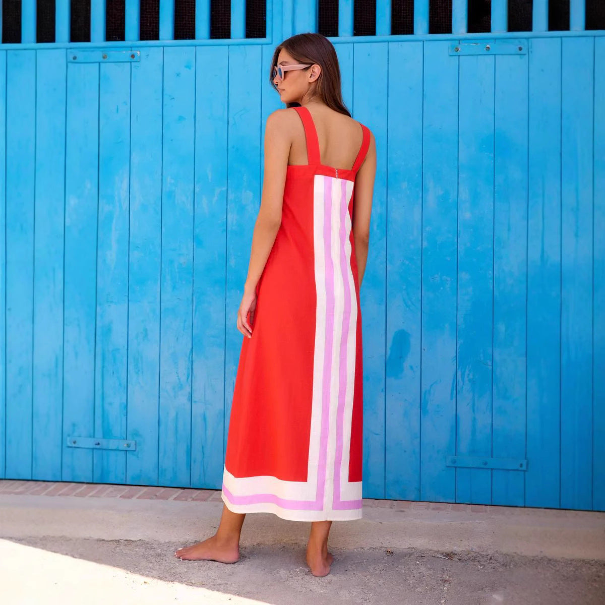 Women's Dress Seaside Vacation Sling Dress