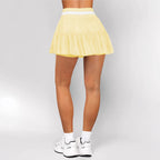 High-Waist Pleated Tennis Skort