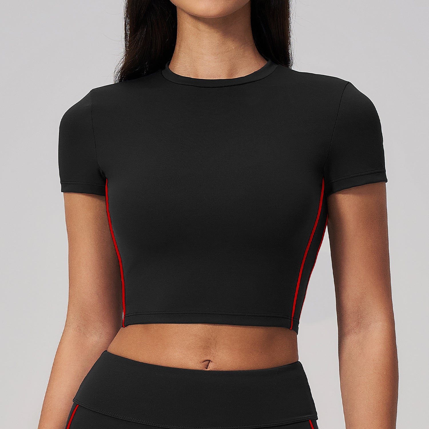 Black and red contrast