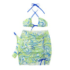 Mesh Split Bikini Swimwear