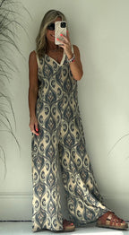 Printed Casual One-piece Swimwear